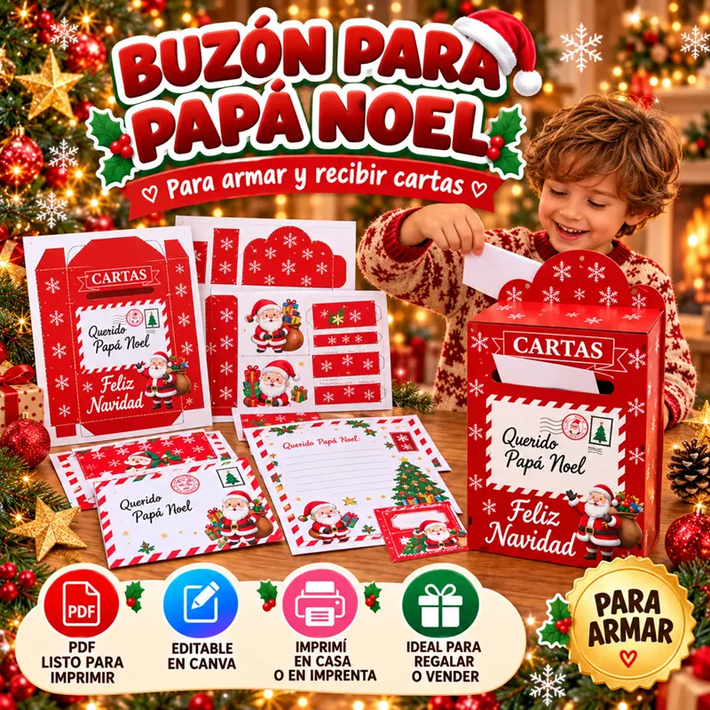 Buzón para las cartas a Papá Noel