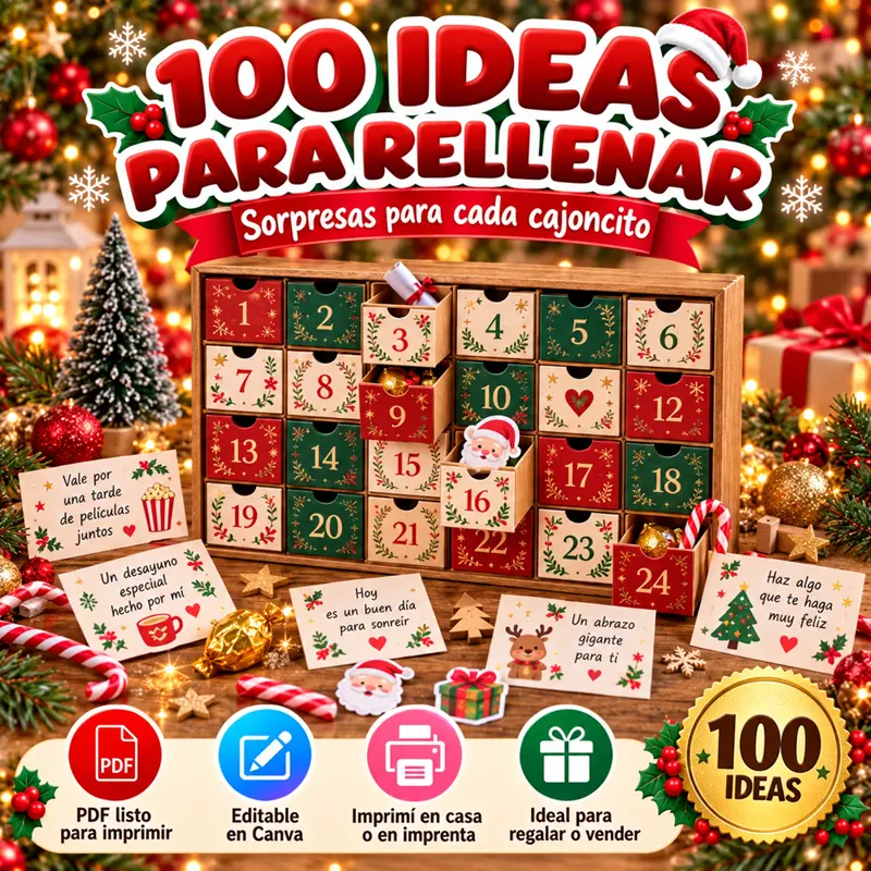 100 ideas para rellenar tus calendarios